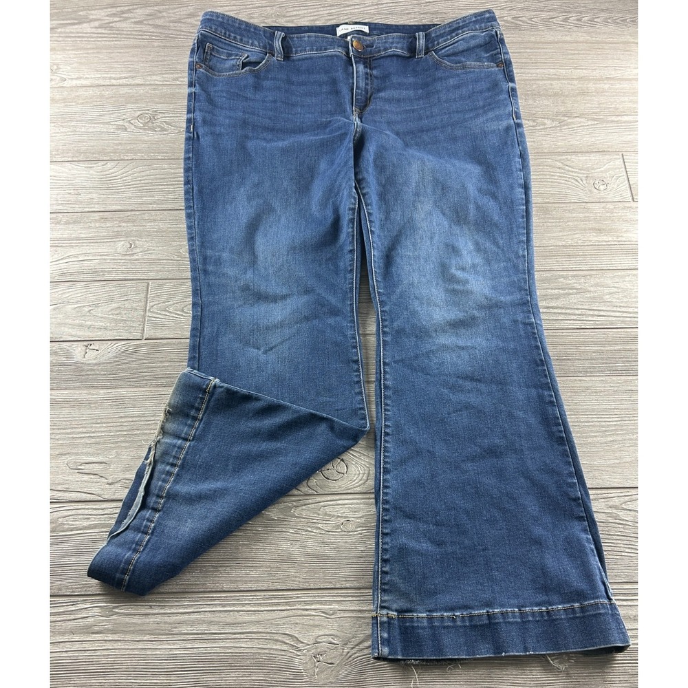 Lane Bryant Flex Magic Waistband Signature Fit Mid-Rise Flare Jeans 20W Blue